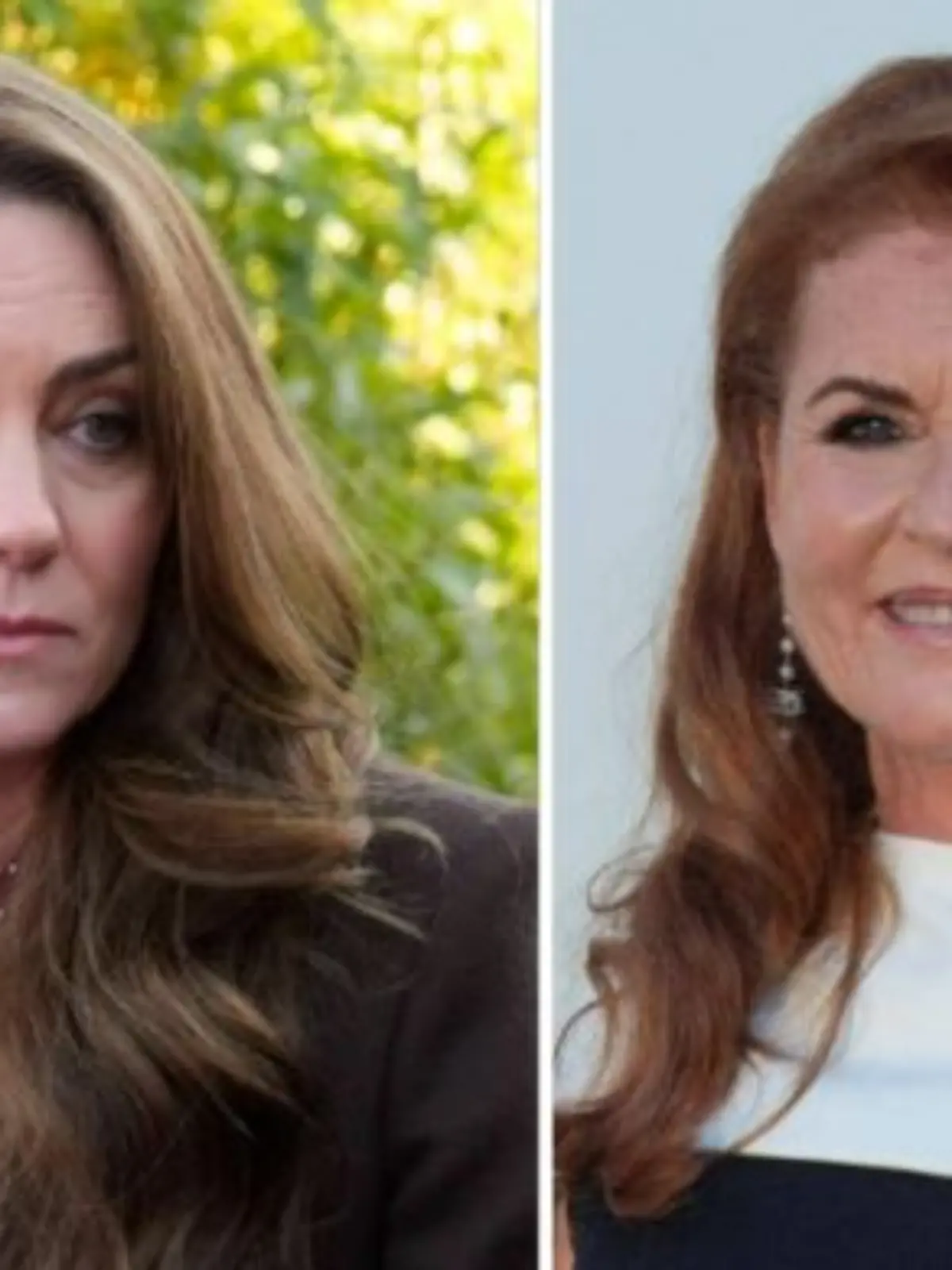 Prinzessin Kate wird von Herzogin Sarah (r.) gelobt. 