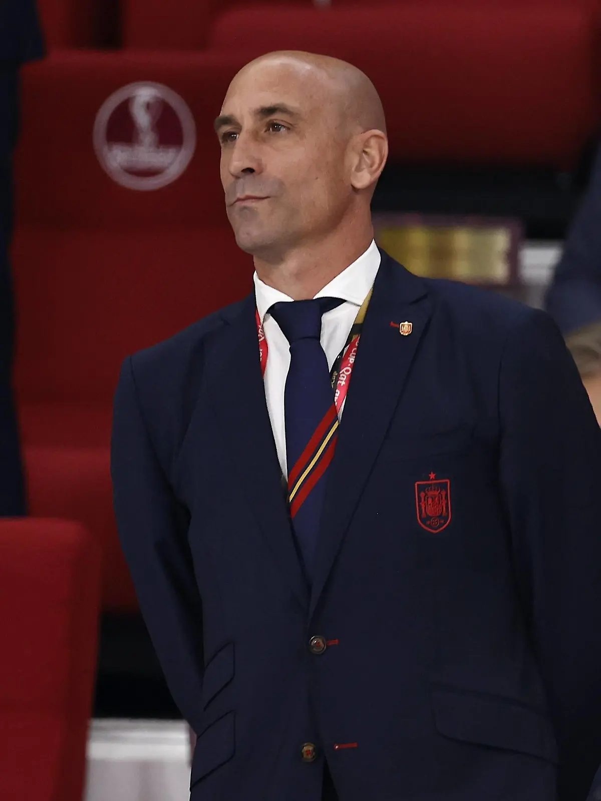 AL-RAYYAN - The President of the Royal Spanish Football Federation RFEF, Luis Rubiales during the FIFA World Cup, WM, Weltmeisterschaft, Fussball Qatar 2022 group E match between Japan and Spain at Khalifa International stadium on December 1, 2022 in Ar-Rayyan, Qatar. AP Dutch Height MAURICE OF STONE FIFA World Cup Qatar 2022 2022 xVIxANPxSportx/xMauricexvanxSteenxWKxIVx *** AL RAYYAN The President of the Royal Spanish Football Federation RFEF , Luis Rubiales during the FIFA World Cup Qatar 2022 group E match between Japan and Spain at Khalifa International stadium on December 1, 2022 in Ar Rayyan, Qatar AP Dutch Height MAURICE OF STONE FIFA World Cup Qatar 2022 2022 xVIxANPxSportx xMauricexvanxSteenxWKxIVx 459088670 originalFilename: 459088670.jpg
