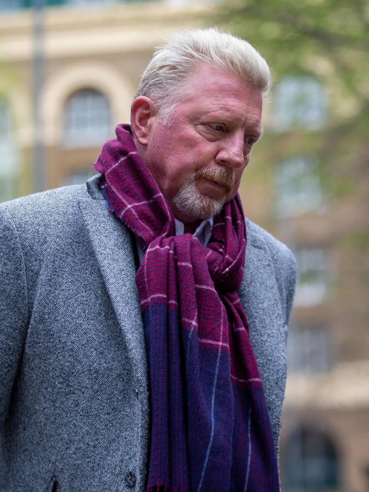 Insolvenzverfahren gegen Boris Becker in London  April 8, 2022, London, England, United Kingdom: Former German tennis star BORIS BECKER arrives at Southwark Crown Court in London where he is being prosecuted by the Insolvency Service for not complying with obligations to disclose information after being declared bankrupt. London United Kingdom - ZUMAs262 20220408_zip_s262_022 Copyright: xTayfunxSalcix