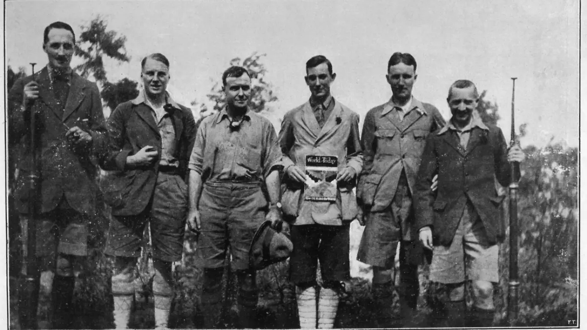 Mit dieser Expeditionsgruppe wollten die Bergsteiger 1924 als erste Menschen den Mount Everest erklimmen.