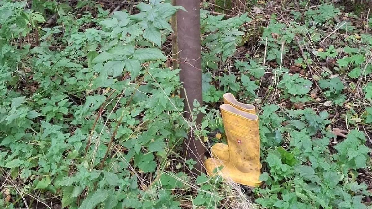 Sind das die Gummistiefel des vermissten Oliver K.? 