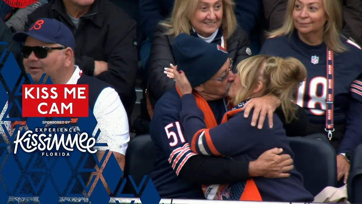 Wilde Küsse und viel Spaß bei der Kiss-Cam in London Love is in the air!