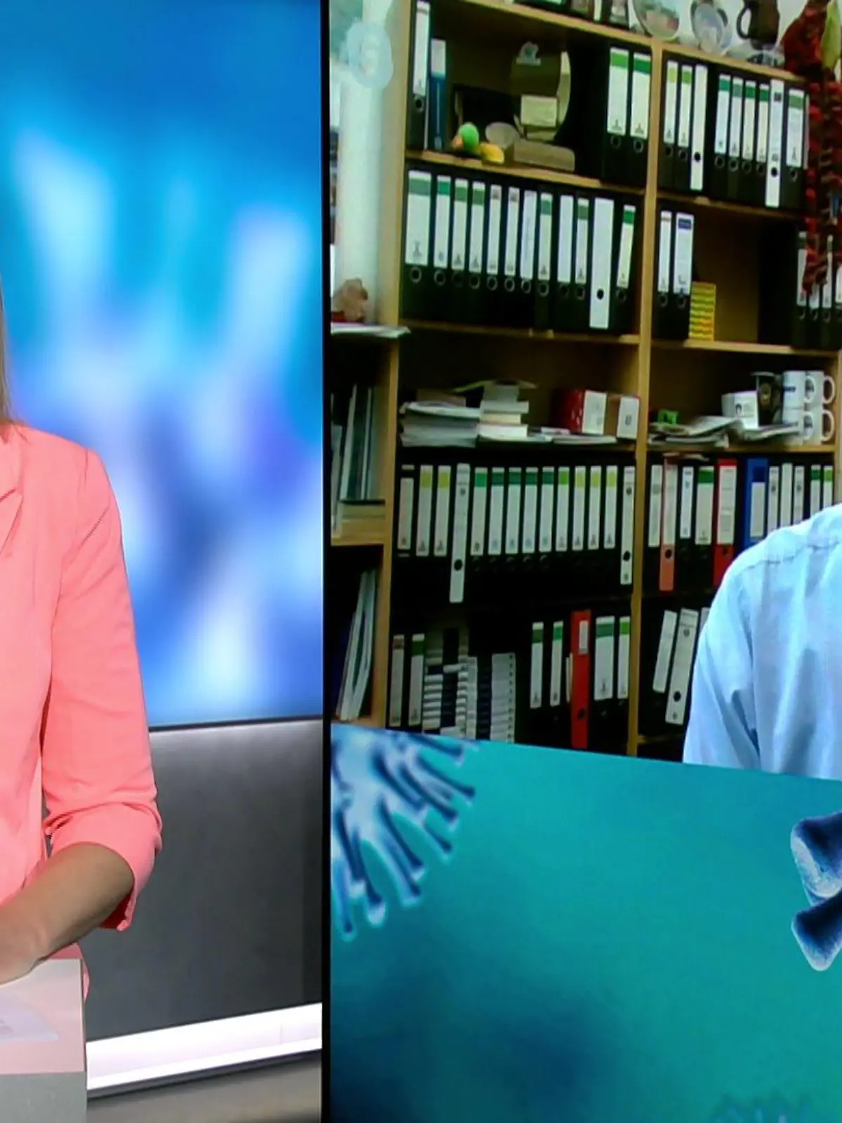 Nele Balgo spricht mit Prof. Timo Ulrichs