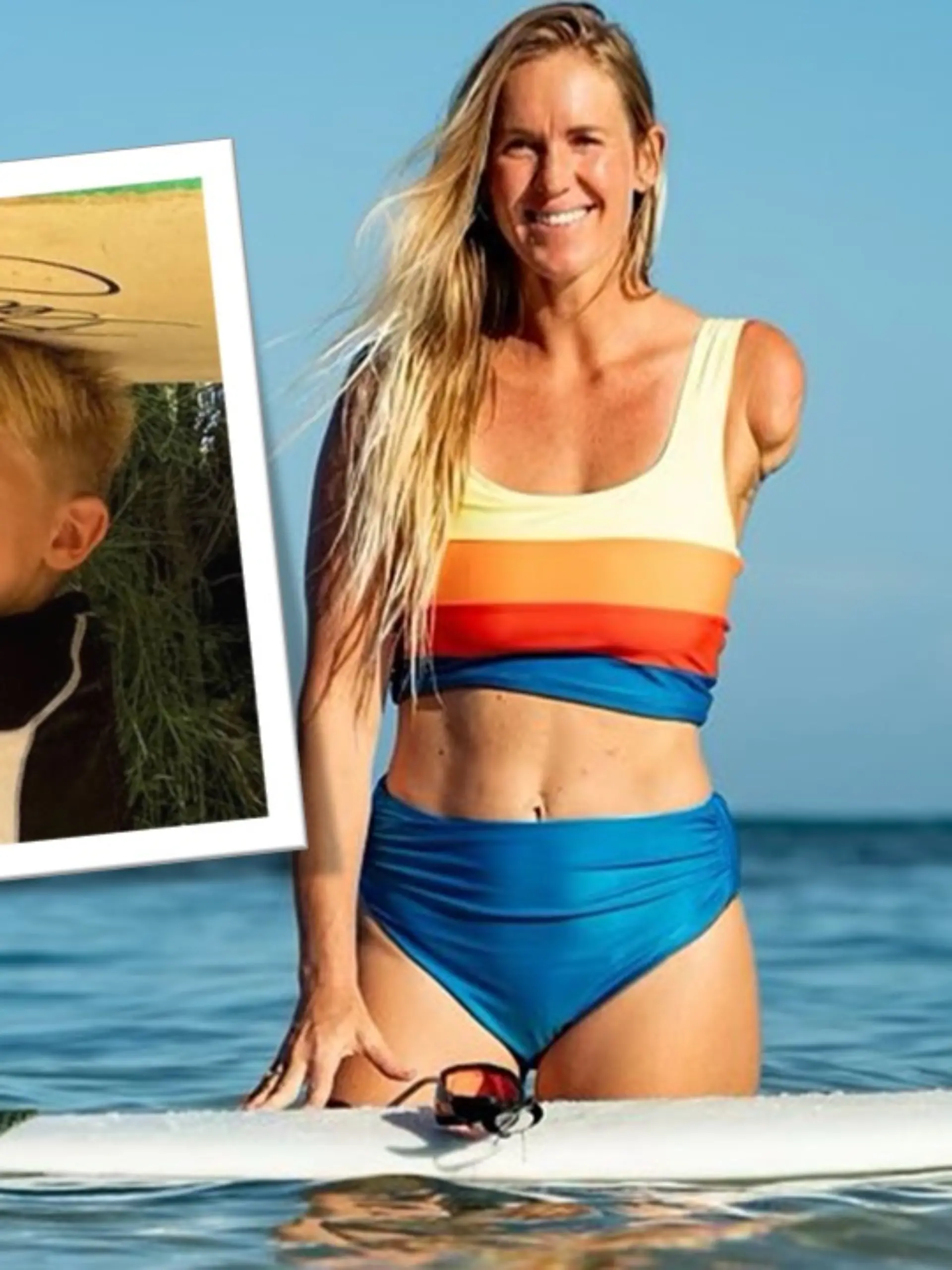 Bild zu: "Hai-Attacke überlebt – jetzt kämpft Bethany Hamilton um ihren Neffen nach Badeunfall"