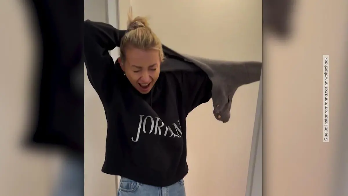Wasch-Fail bei Anna-Carina Woitschack und ihrem Daniel Ups, dumm gelaufen!