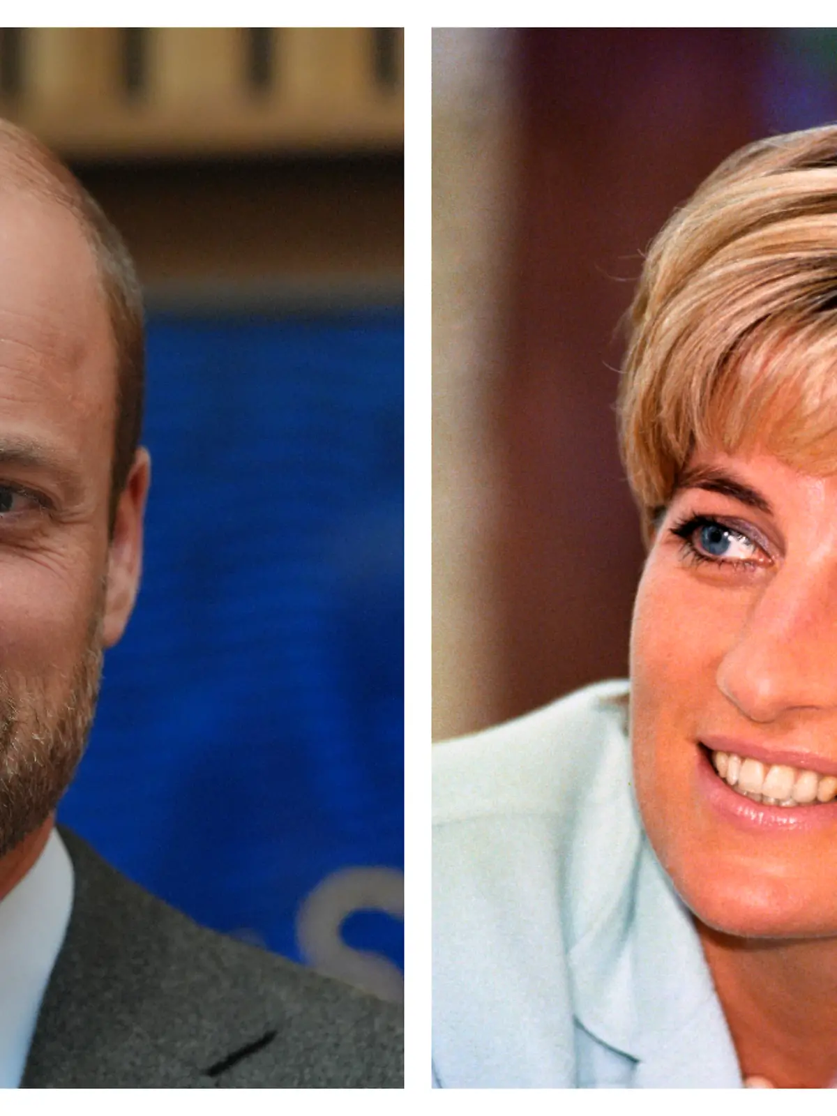 Prinz William und Prinzessin Diana