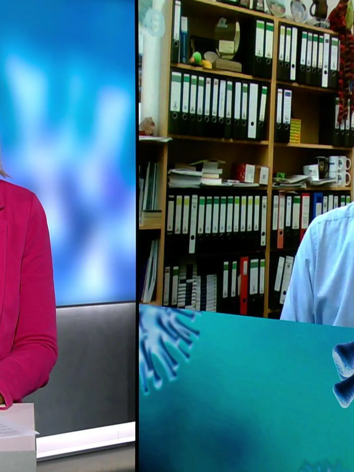 Nele Balgo spricht mit Prof. Timo Ulrichs