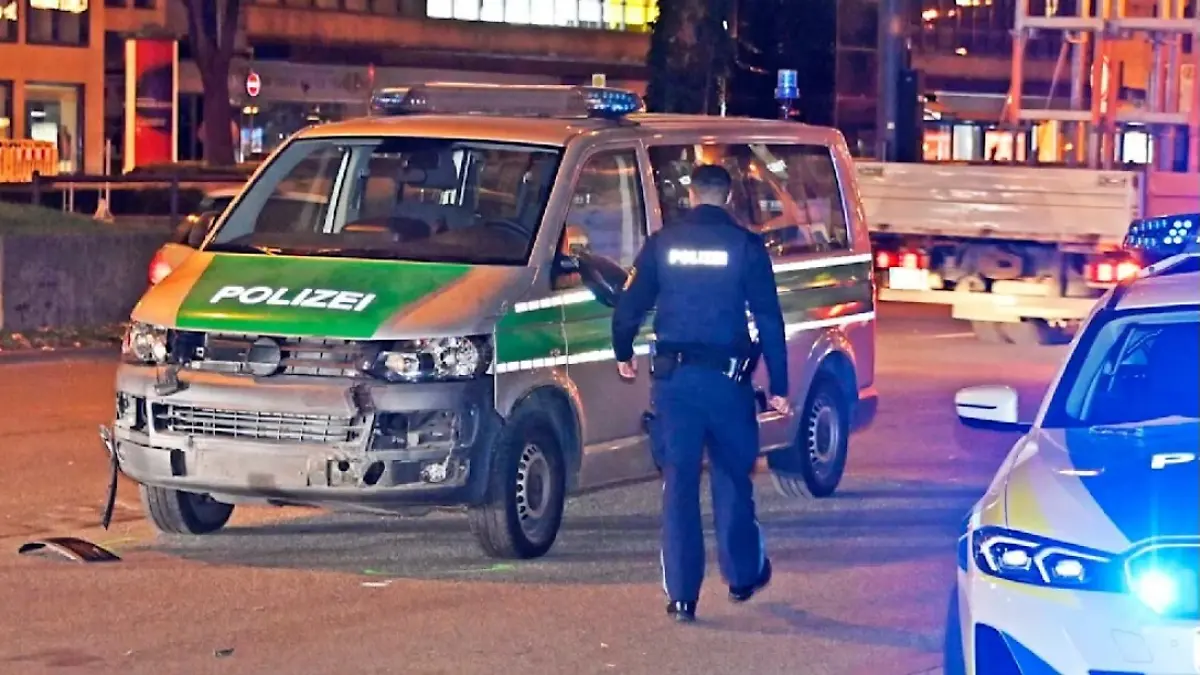 Polizei bremst Dieb mit vollem Einsatz.