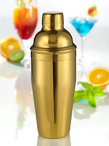 Cocktail-Shaker in Gold