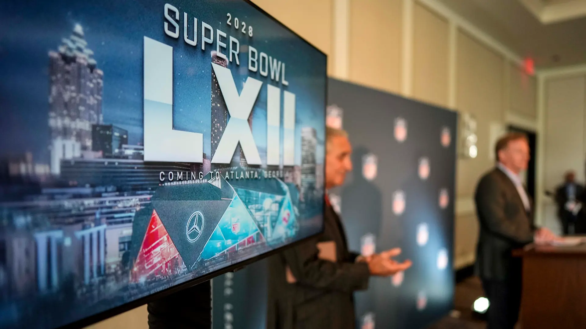 Der Super Bowl LXII wird 2028 in Atlanta ausgetragen.