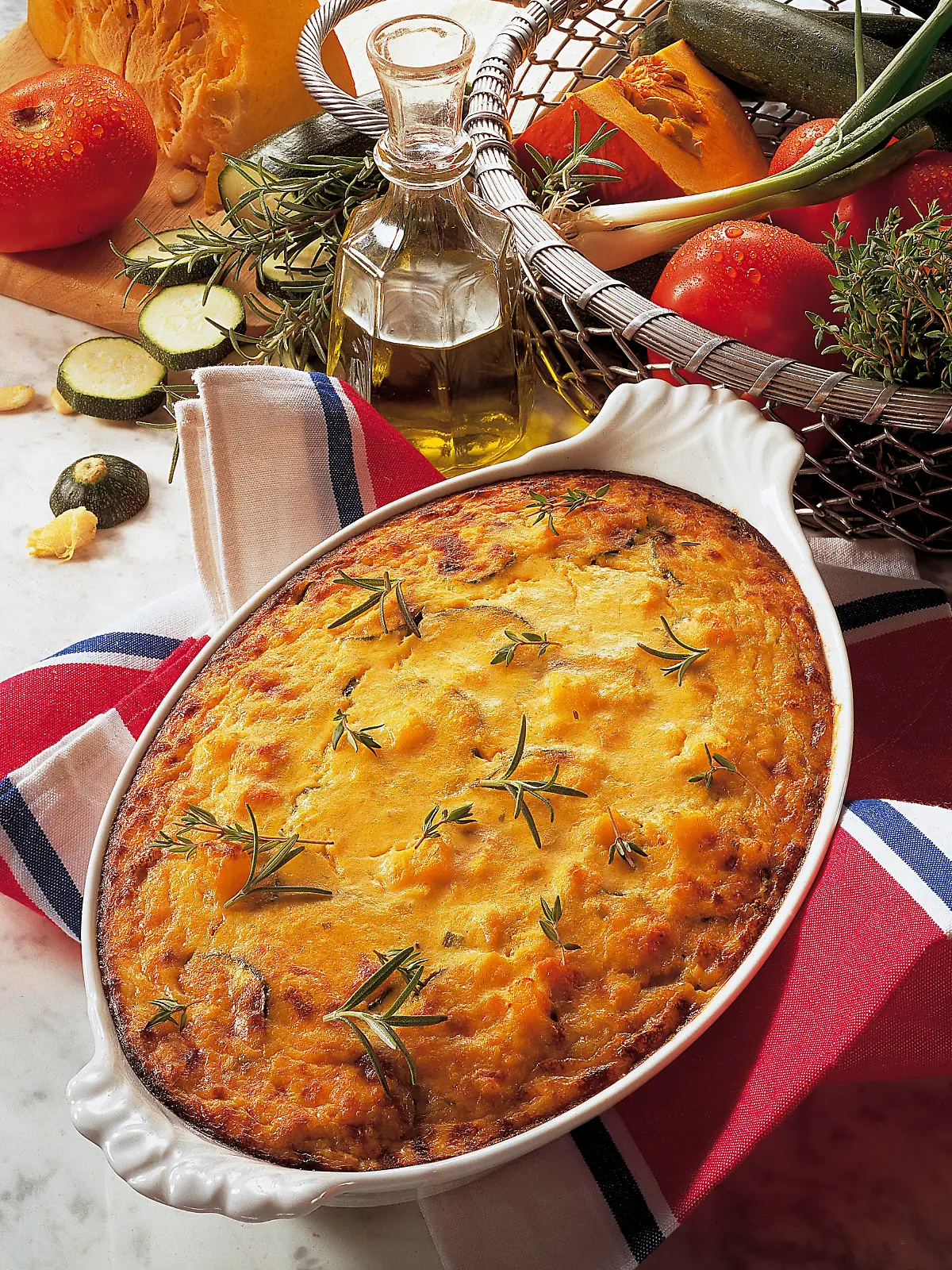 Pikantes Kürbisgratin