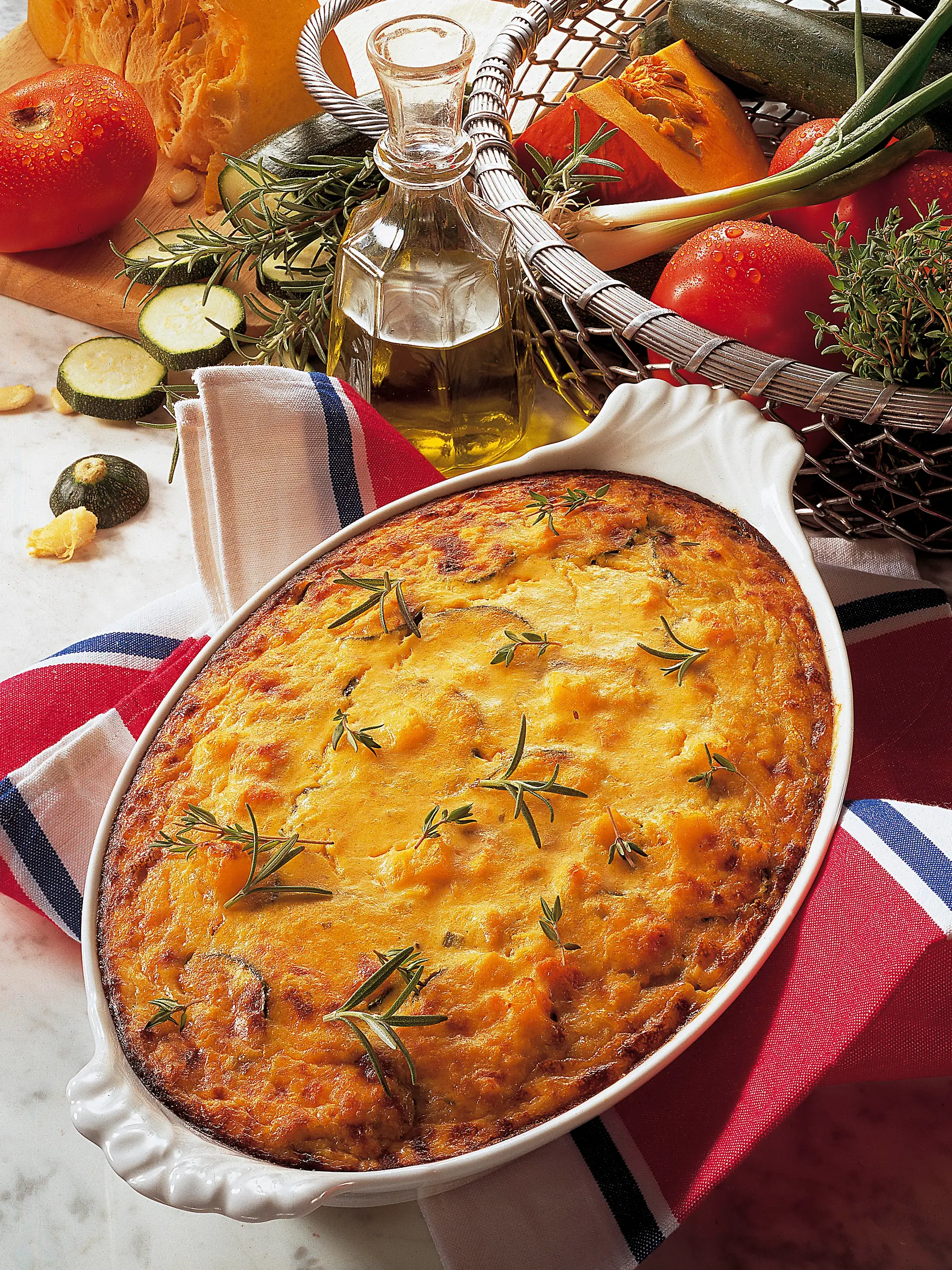 Pikantes Kürbisgratin