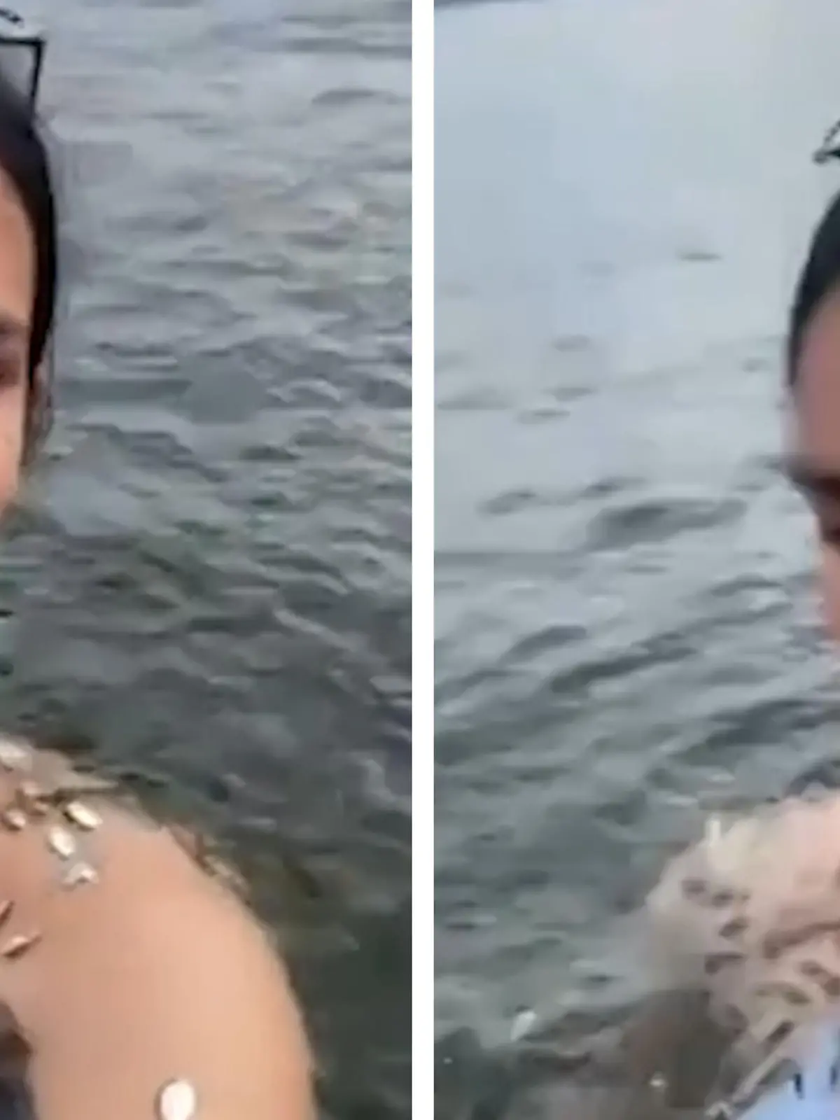 Aus dem Urlaub bringt man ja gerne so einige mit: Muscheln, Sand, Steine  - aber doch bitte keine Fische! Eine Urlauberin hat im Meer aber genau dieses Souvenir eingepackt - wenn auch eher unfreiwillig. Plötzlich macht es sich nämlich ein ganzer Fischschwarm auf und in ihrem Bikini-Oberteil gemütlich, während weiter fröhlich ein Video von sich dreht. Ihre Reaktion auf die Fotobomb-Fische zeigen wir im Video.