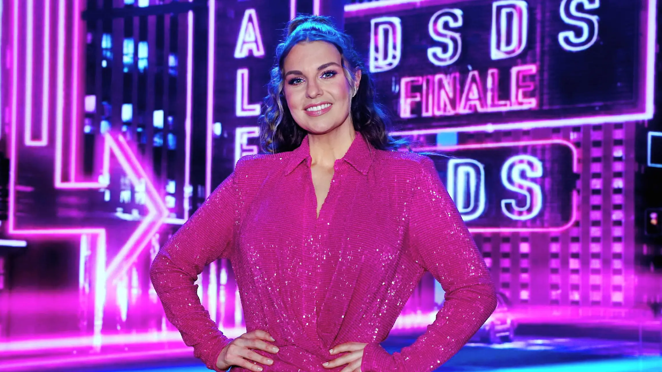 Laura Wontorra moderiert 2024 das DSDS-Finale.
