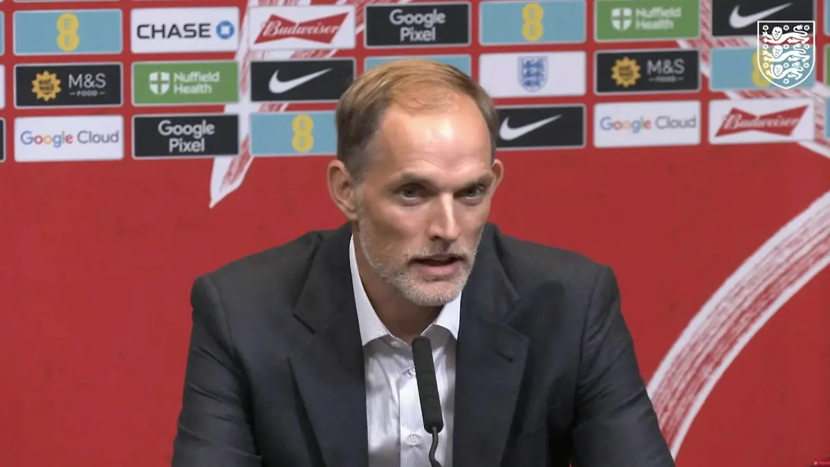 Spitze gegen die Bayern kann er sich nicht verkneifen Tuchel bei England-PK