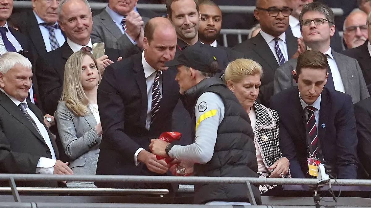 Prinz William mit Thomas Tuchel