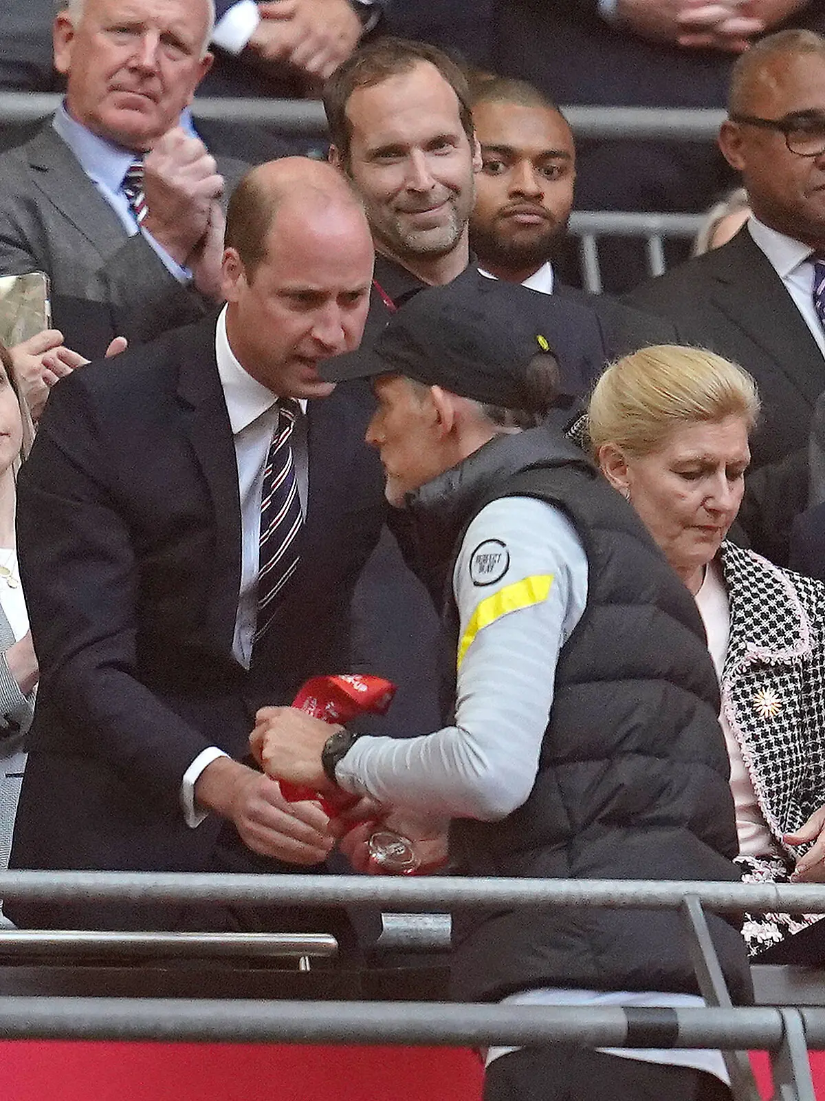 Prinz William mit Thomas Tuchel 