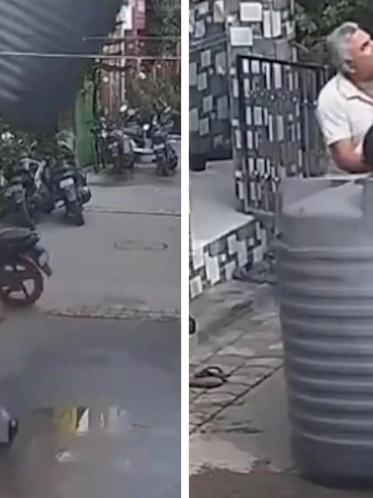 Bild zu: "Wassertank verschluckt Frau komplett"