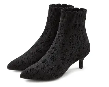 Sock-Boots aus elastischer Spitze