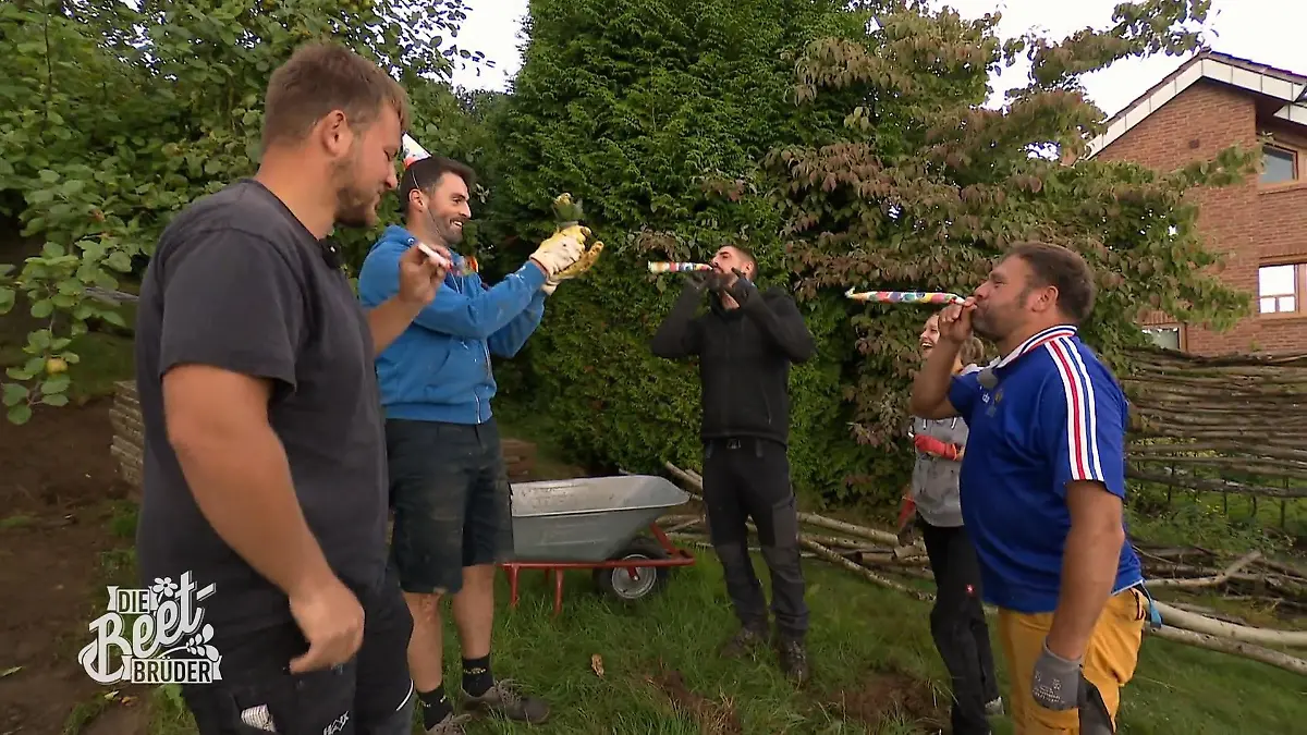 Alis Geburtstag auf der Baustelle Party im Garten?