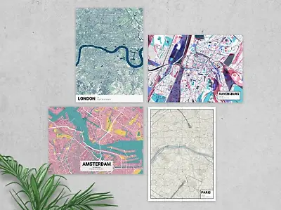 Personalisiertes Stadtplan-Puzzle (ab 500 Teile)