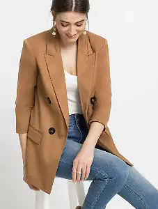 Blazer in Cognac-Farbe
