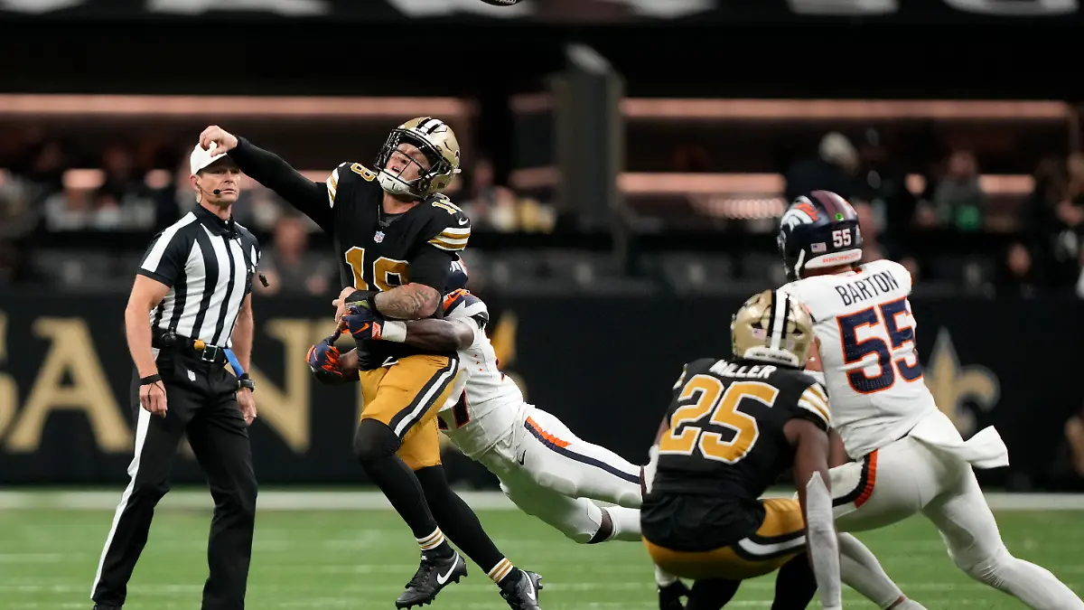 Die New Orleans Sainst gehen zu Hause gegen die Denver Broncos unter.