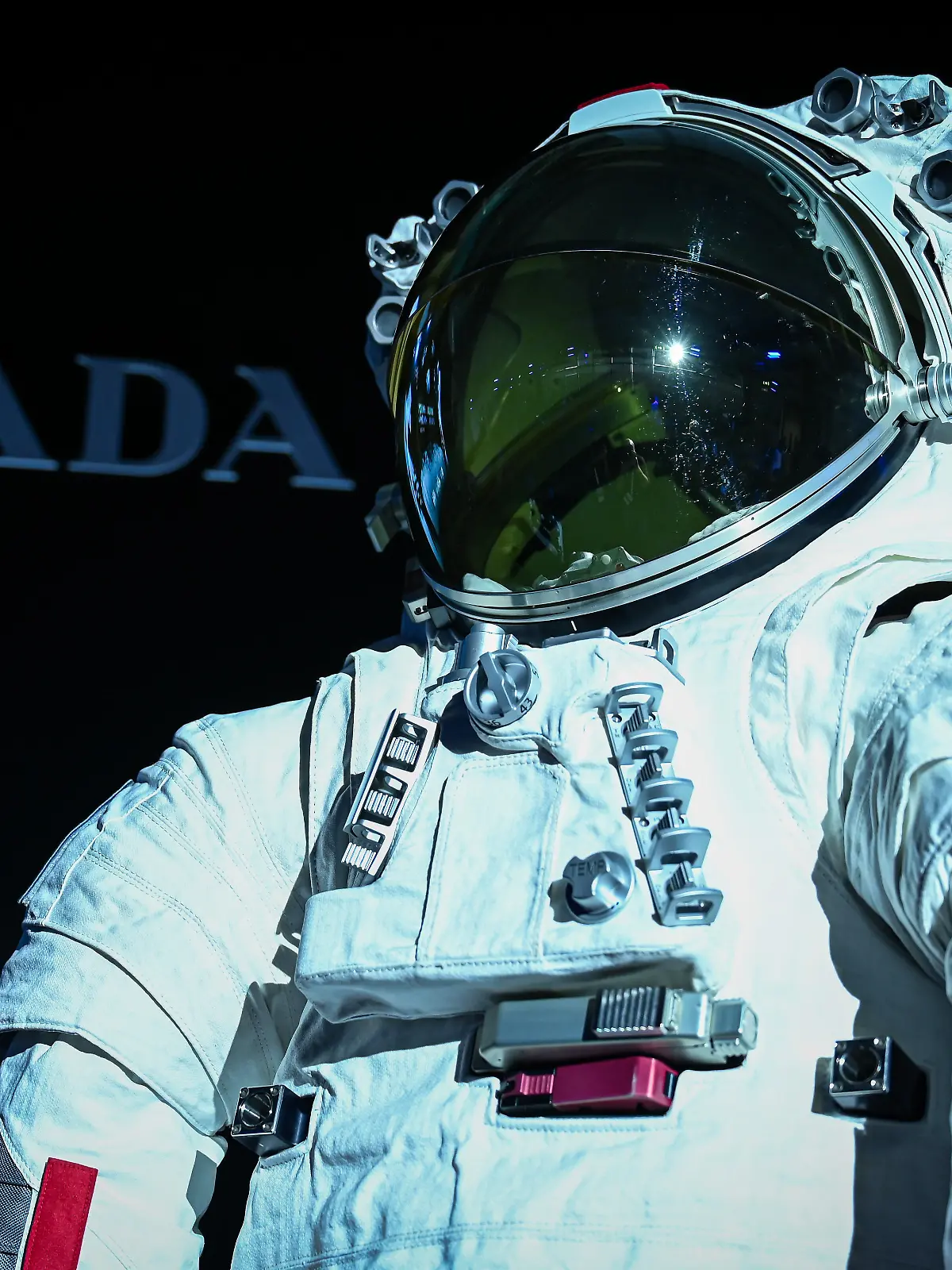 MILAN, ITALY - OCTOBER 16: Axiom Space / Prada hold a press conference to present the Axiom Extravehicular Mobility Unit, the next-generation spacesuit designed for the Artemis III lunar mission, during the 75th International Astronautical Congress (IAC 2024) in Milan, Italy on October 16, 2024.
