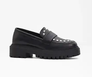 Chunky-Loafer mit Nieten-Details