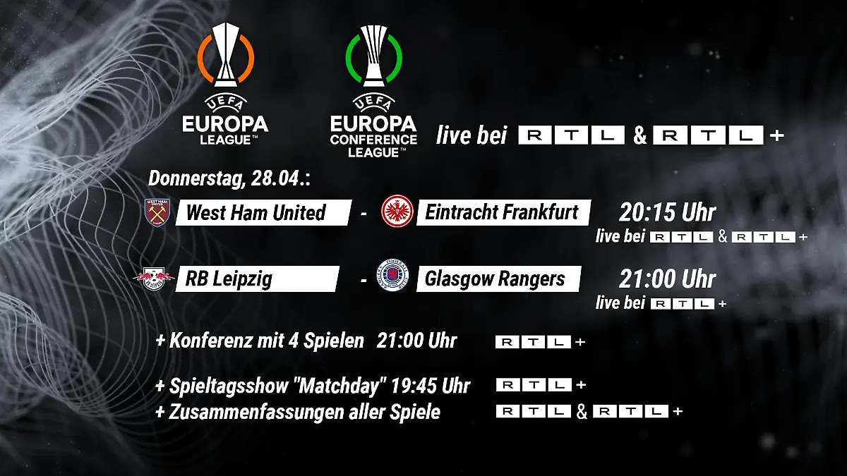 Unser Europapokal-Programm am Donnerstag.
