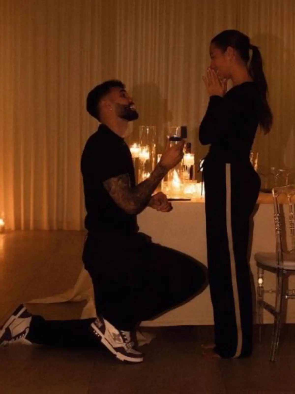 David Raya macht seiner Freundin Tatiana Trouboul einen Heiratsantrag