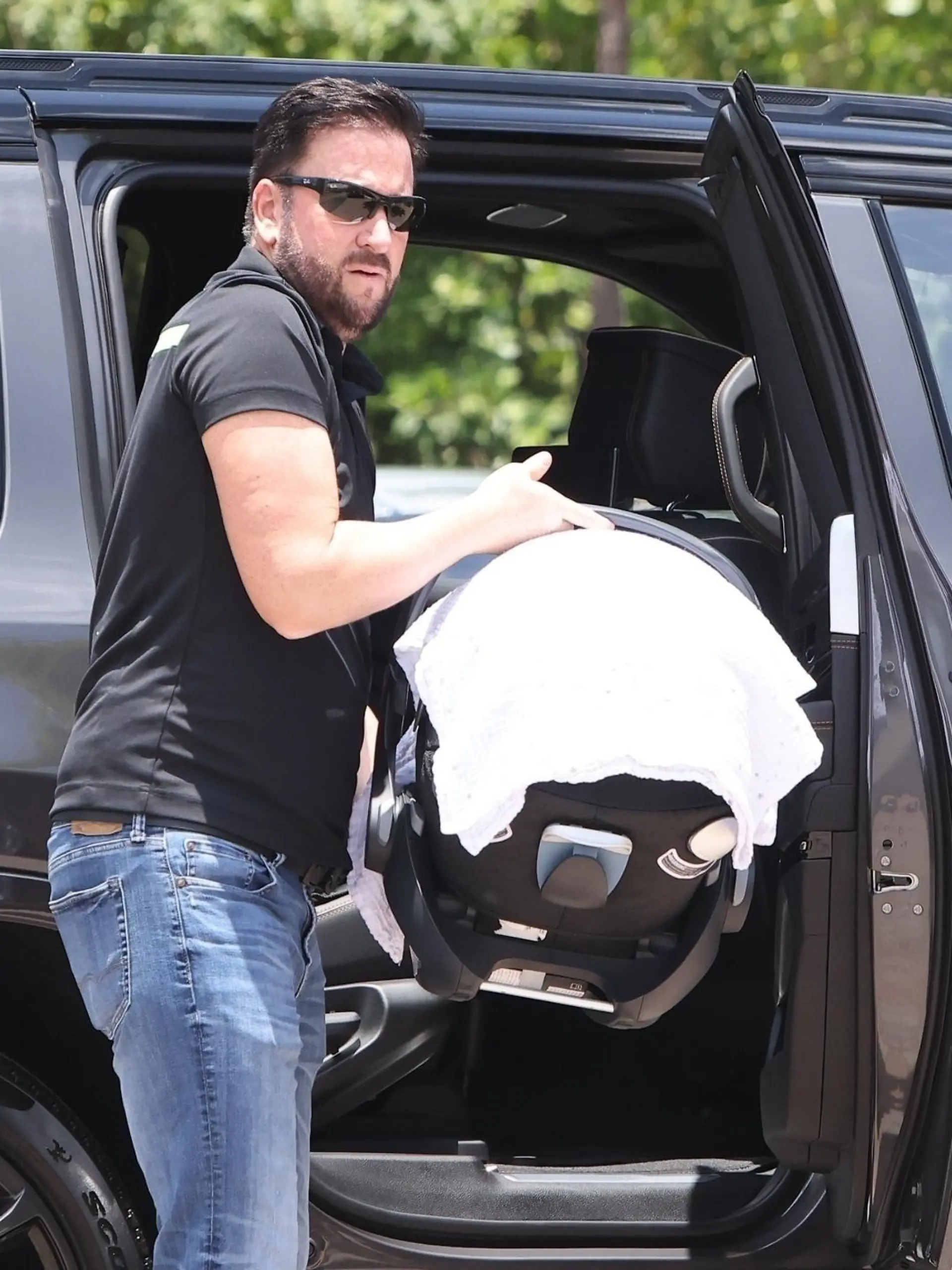 FLorida, FL - New Parents Michael Wendler and Laura Müller take their son to his first doctors appointment in Florida.
Pictured: Michael Wendler
BACKGRID USA 28 JUNE 2023 
BYLINE MUST READ: MiamiPIXX / BACKGRID


