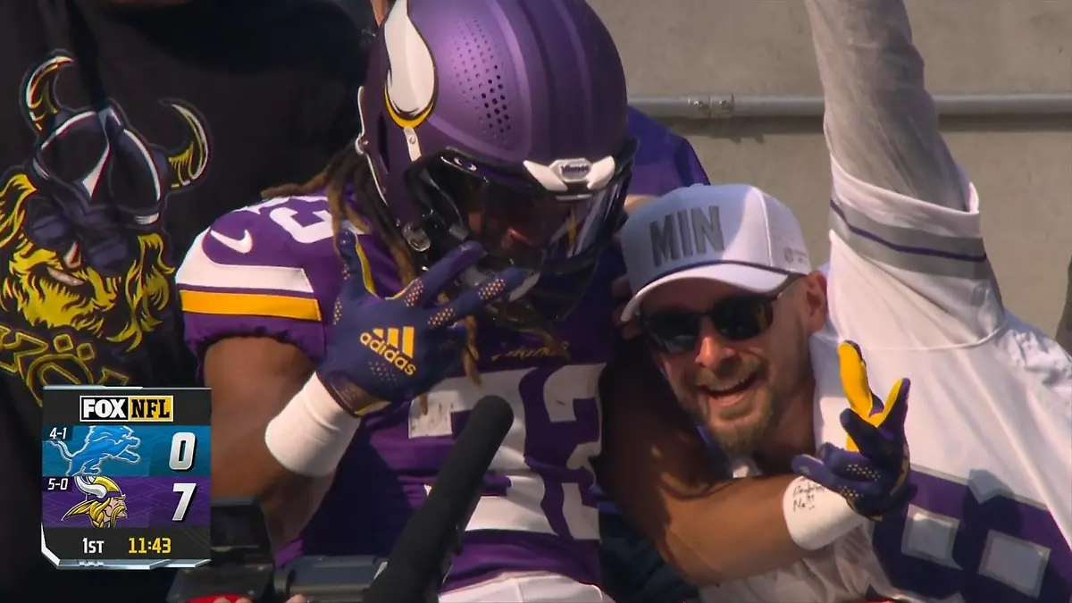 Erster Touchdown im Topspiel für die Vikings NFL bei RTL