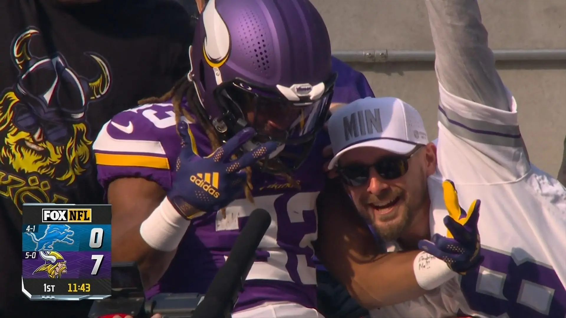 Erster Touchdown im Topspiel für die Vikings NFL bei RTL