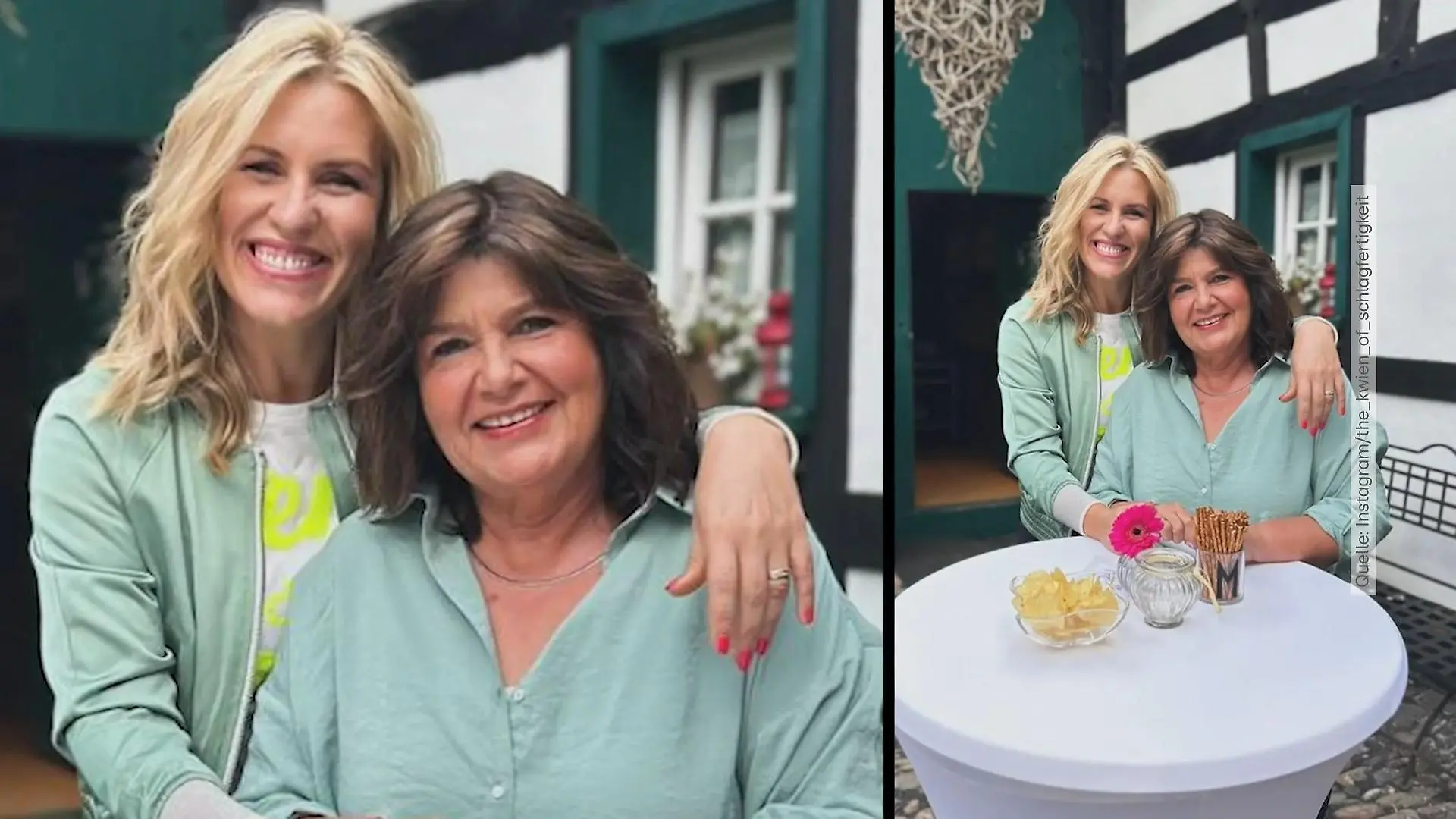Nicole Staudinger gemeinsam mit ihrer Mama. Zusammen müssen sie jetzt stark sein.