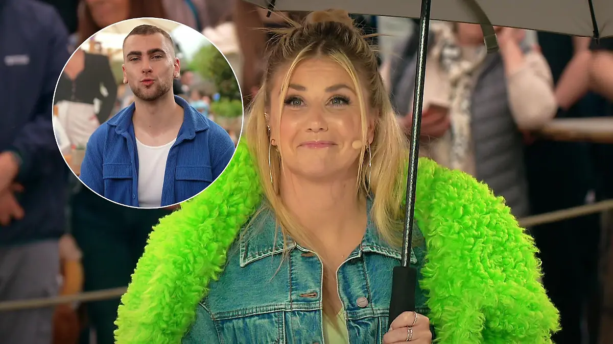 DSDS-Kandidat gesteht Beatrice Egli seine Liebe Er kommt mit Blumen und Gedicht
