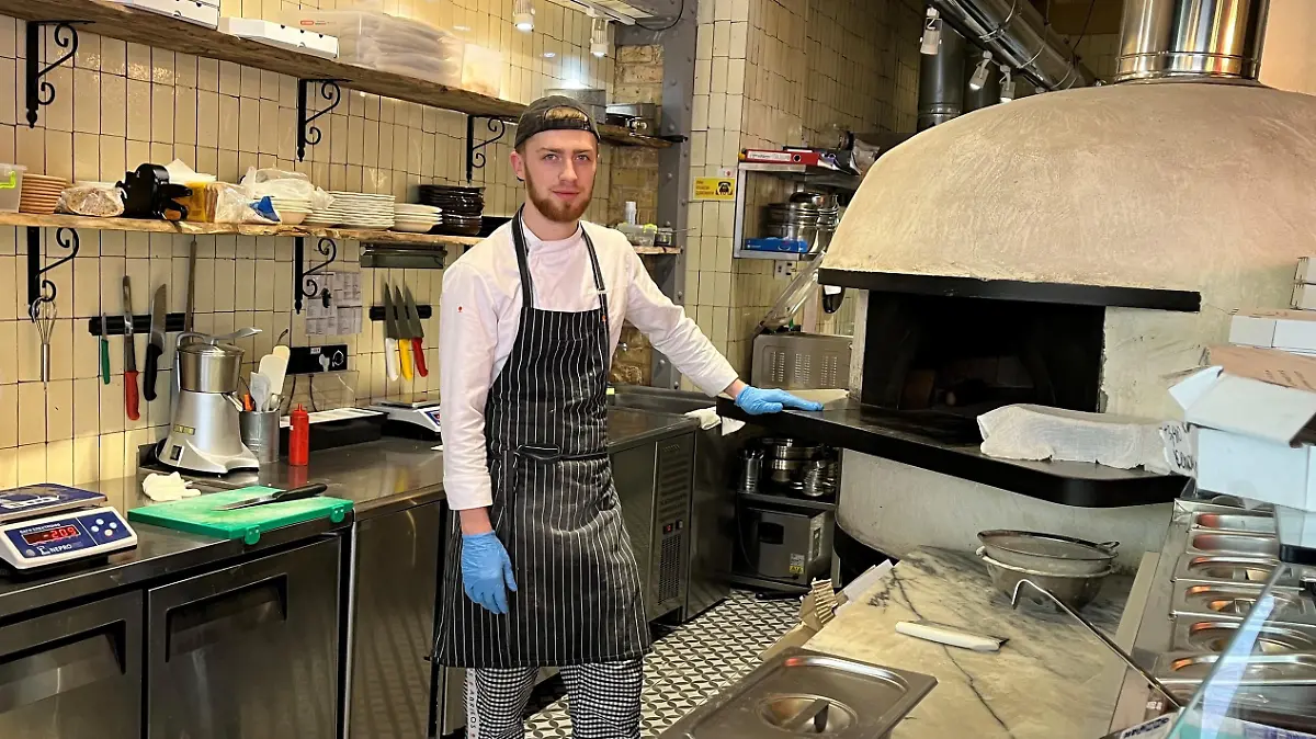 Pizzabäcker in Kiew