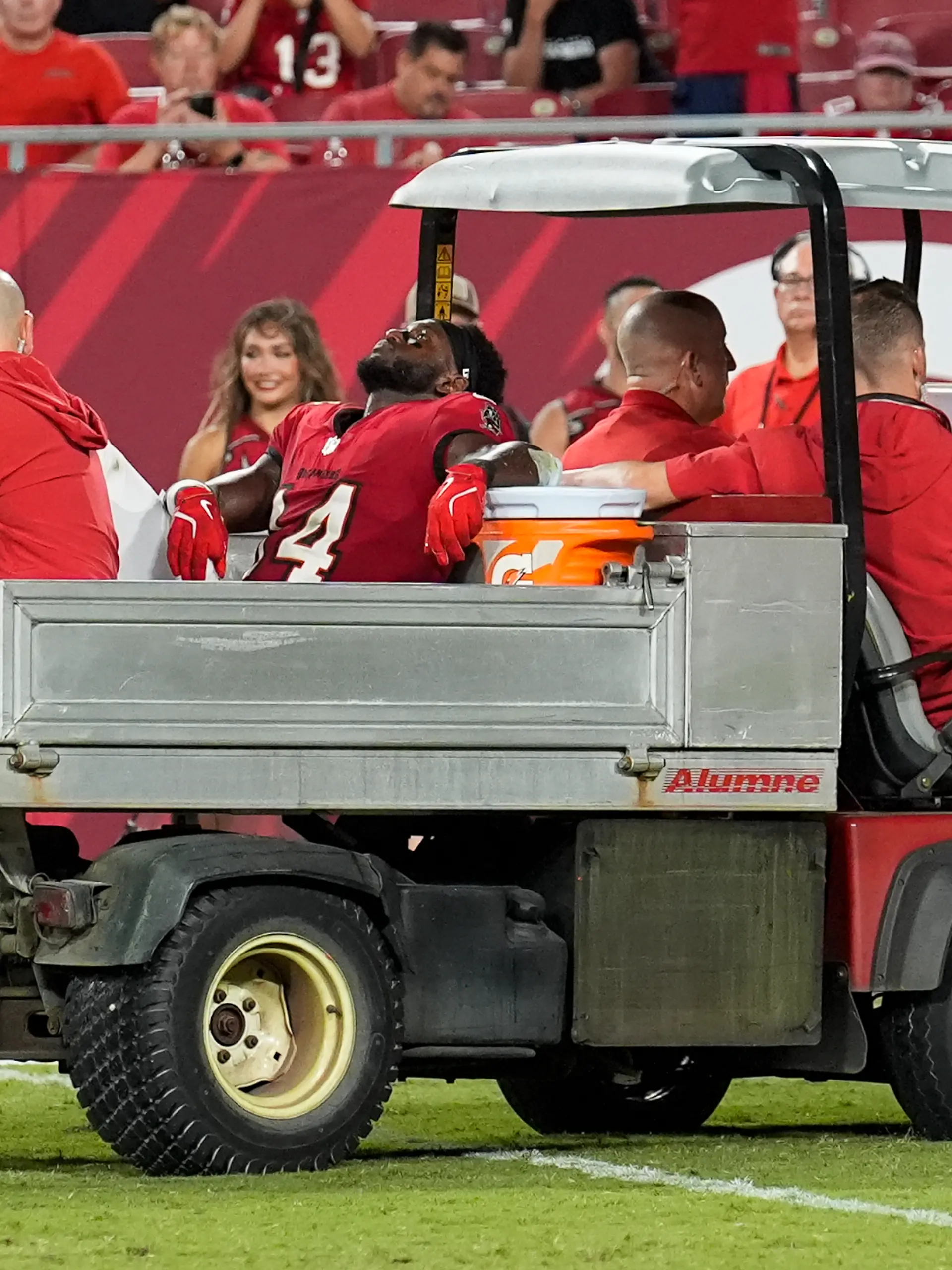 Bild zu: "Verletzungs-Drama bei Bucs-Pleite"