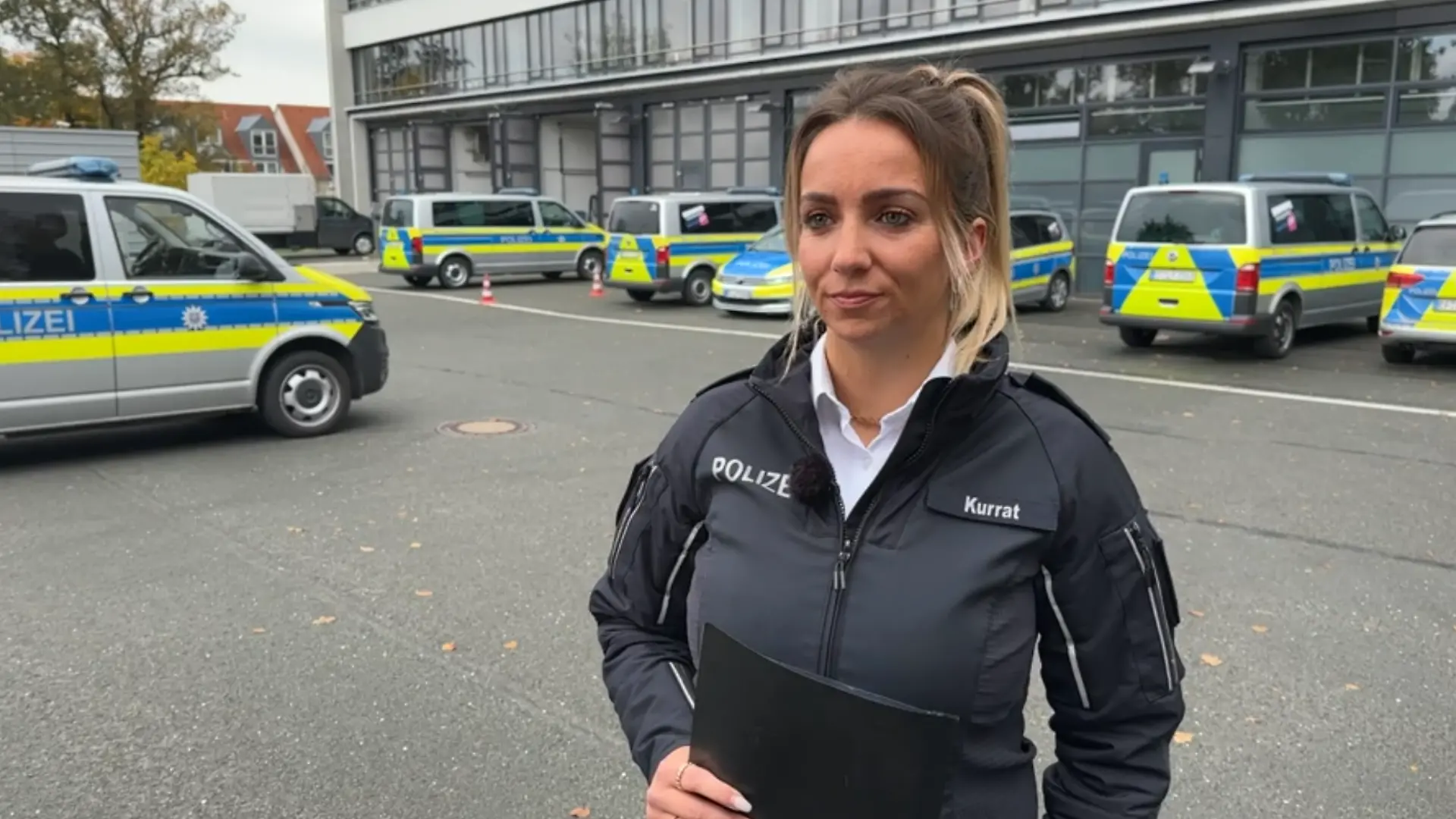 Polizeisprecherin Stefanie Kurrat. 