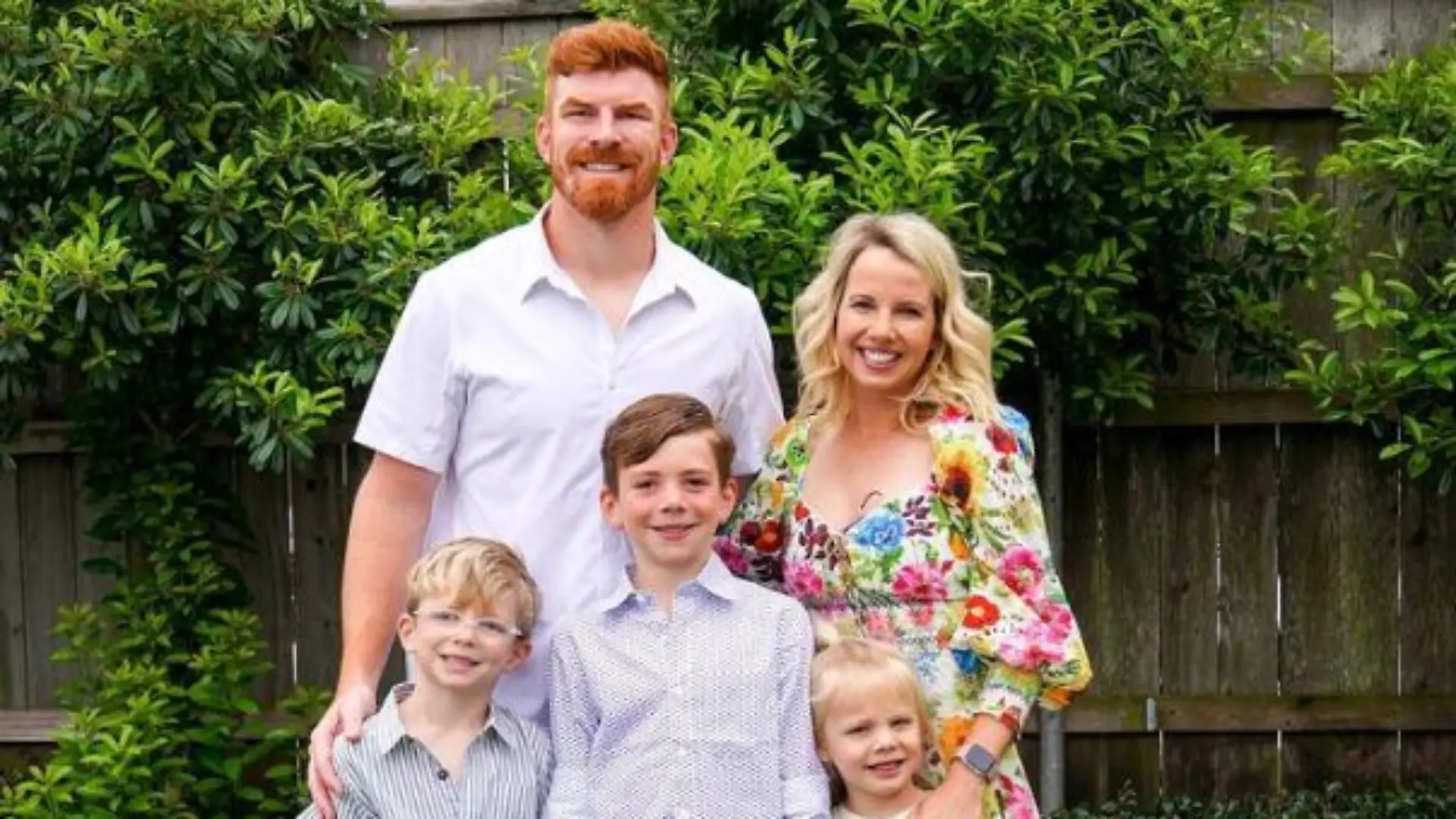 Andy Dalton mit Familie