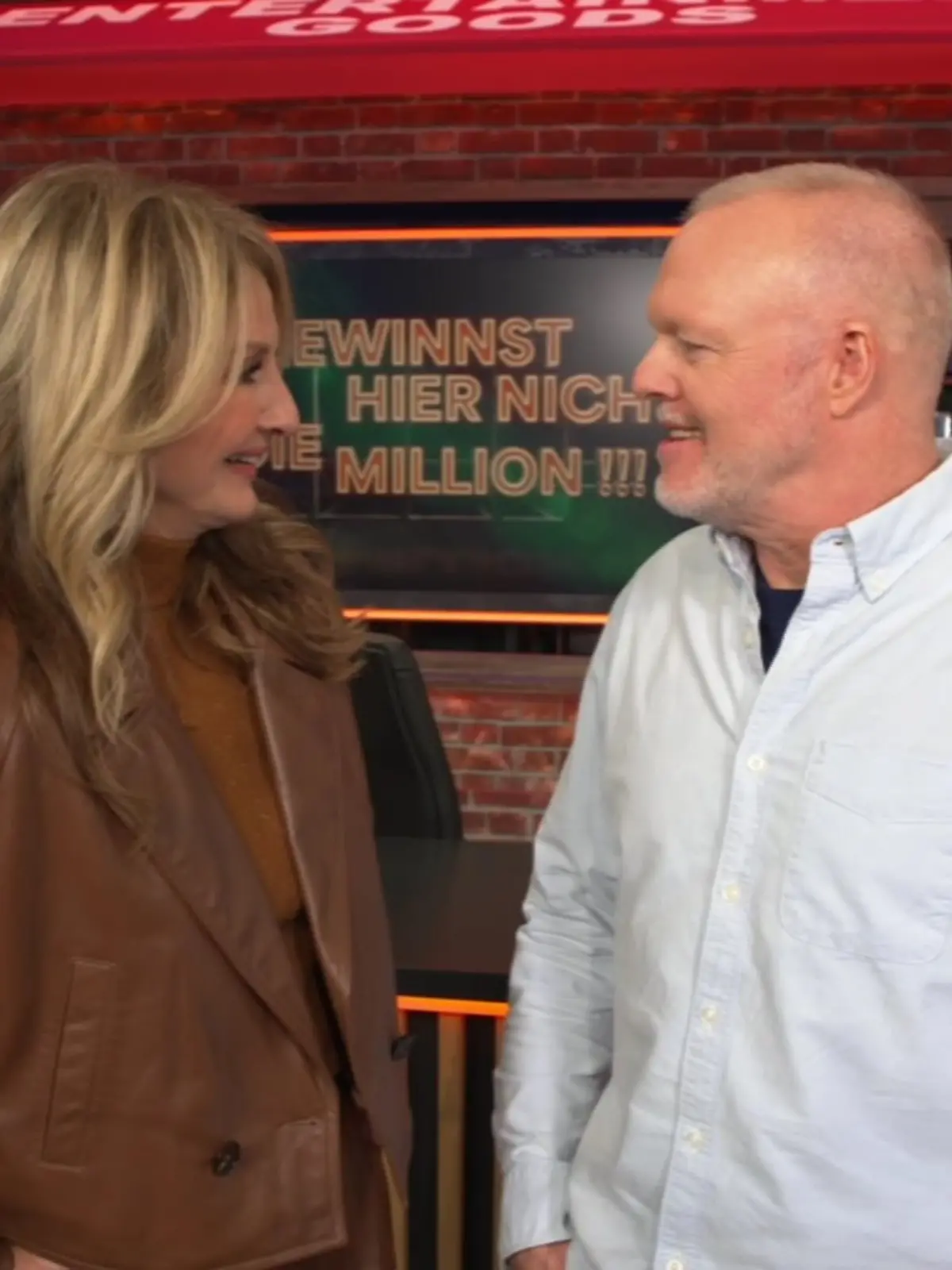 Frauke Ludowig ist am 23. Oktober die Spielleiterin bei „Du gewinnst hier nicht die Million bei Stefan Raab”