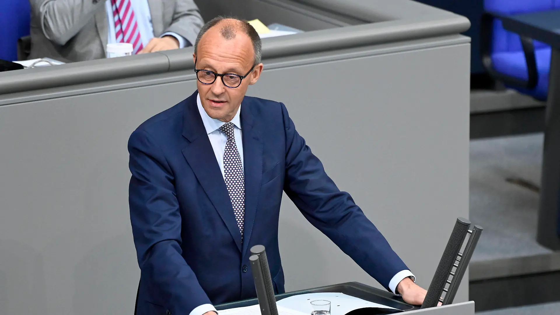 Friedrich Merz in der 31. Sitzung des Deutschen Bundestages im Reichstagsgebäude. Berlin, 28.04.2022 *** Friedrich Merz in the 31 session of the German Bundestag in the Reichstag building Berlin, 28 04 2022 Foto:xF.xKernx/xFuturexImage