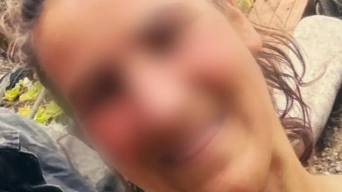 Ein Selfie einer Frau.