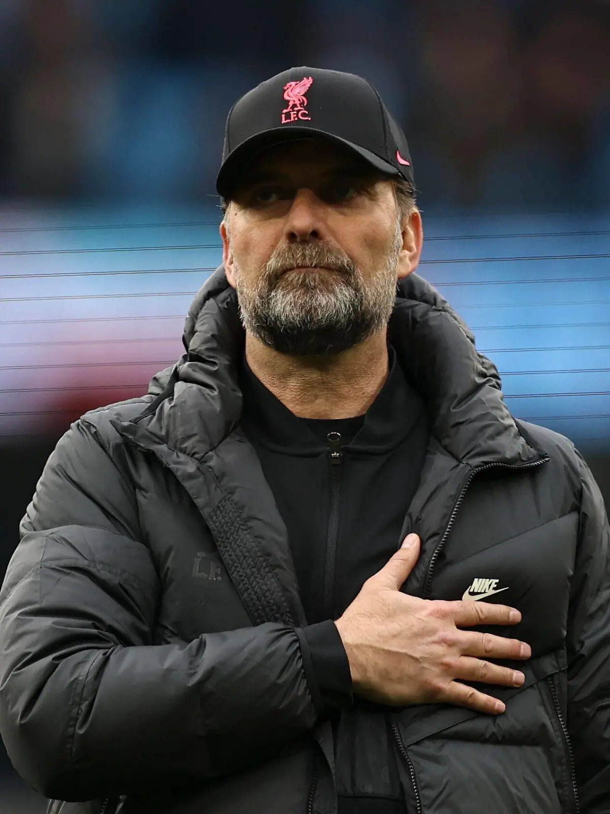  Mandatory Credit: Photo by Paul Currie/Shutterstock 12887049ej Jürgen Klopp manager of Liverpool at full time Manchester City v Liverpool, Premier League, Football, Etihad Stadium, Manchester, UK - 10 Apr 2022 EDITORIAL USE ONLY No use with unauthorised audio, video, data, fixture lists, club/league logos or live services. Online in-match use limited to 120 images, no video emulation. No use in betting, games or single club/league/player publications. Manchester City v Liverpool, Premier League, Football, Etihad Stadium, Manchester, UK - 10 Apr 2022 EDITORIAL USE ONLY No use with unauthorised audio, video, data, fixture lists, club/league logos or live services. Online in-match use limited to 120 images, no video emulation. No use in betting, games or single club/league/player publications. PUBLICATIONxINxGERxSUIxAUTXHUNxGRExMLTxCYPxROMxBULxUAExKSAxONLY Copyright: xPaulxCurrie/Shutterstockx 12887049ej