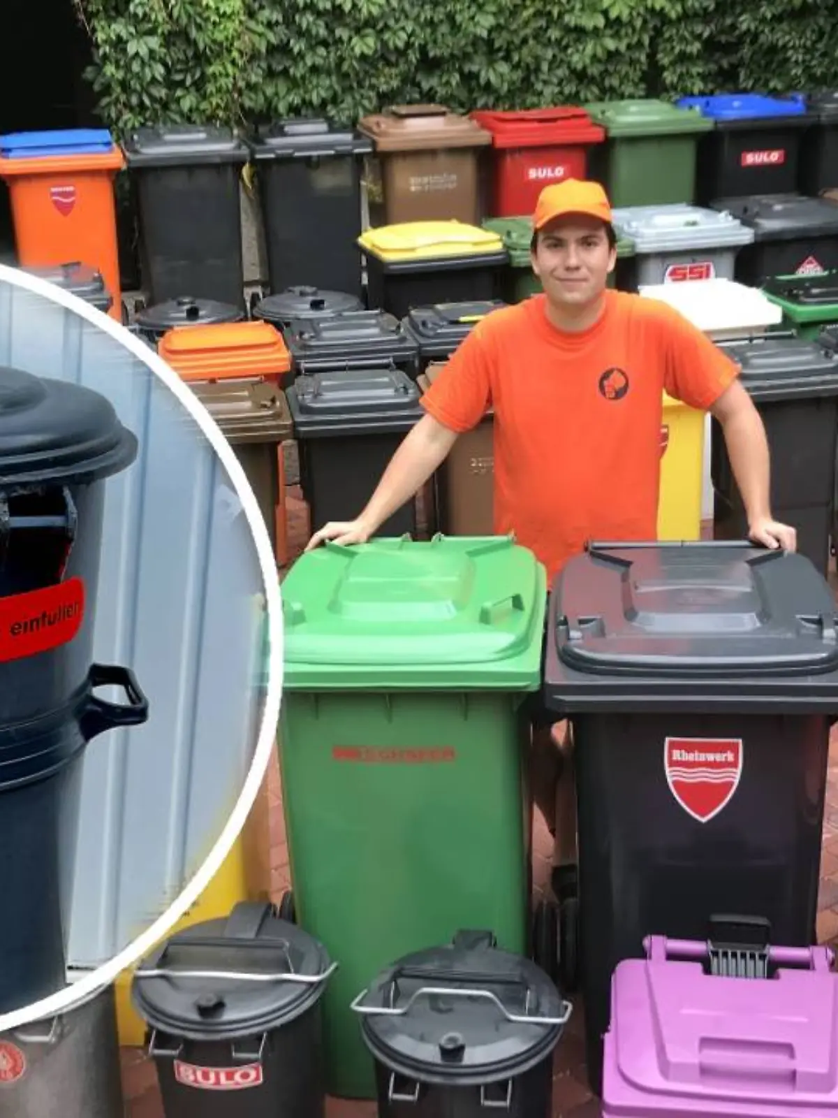 Alexander Smoljanovic aus  Wanzleben (Sachsen-Anhalt) hat schon 200 Mülltonnen gesammelt.