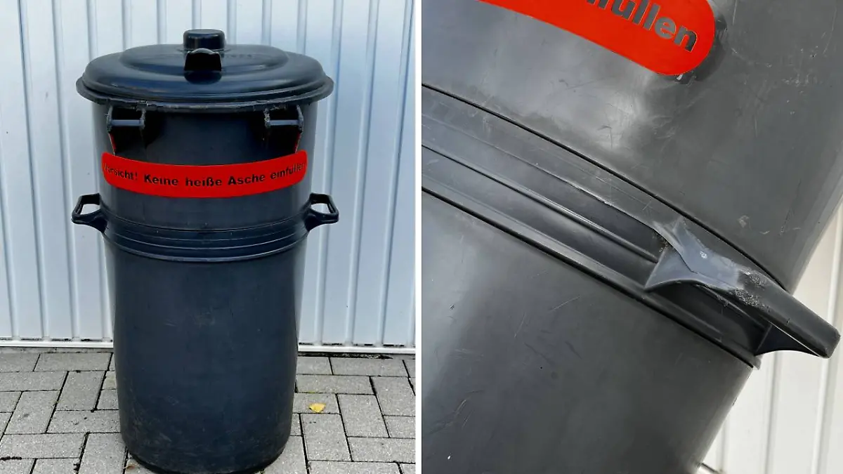 So eine 110-Liter Tonne aus den 1960er Jahren sucht der Sammler: Die Besonderheit ist der mittig angebrachte Ring mit den beiden Tragegriffen. In späteren Versionen der Tonnen sind die Griffe direkt an der Tonne befestigt, sagt Alexander Smoljanovic.