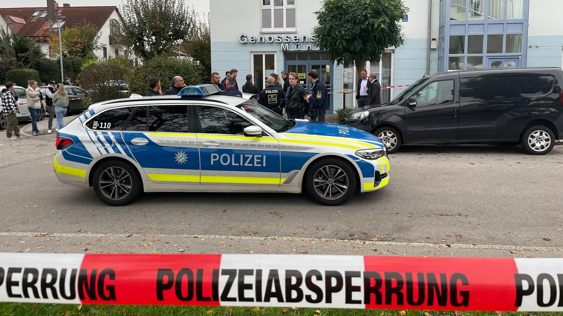 Es gab es einen Banküberfall in München-Obermenzing.