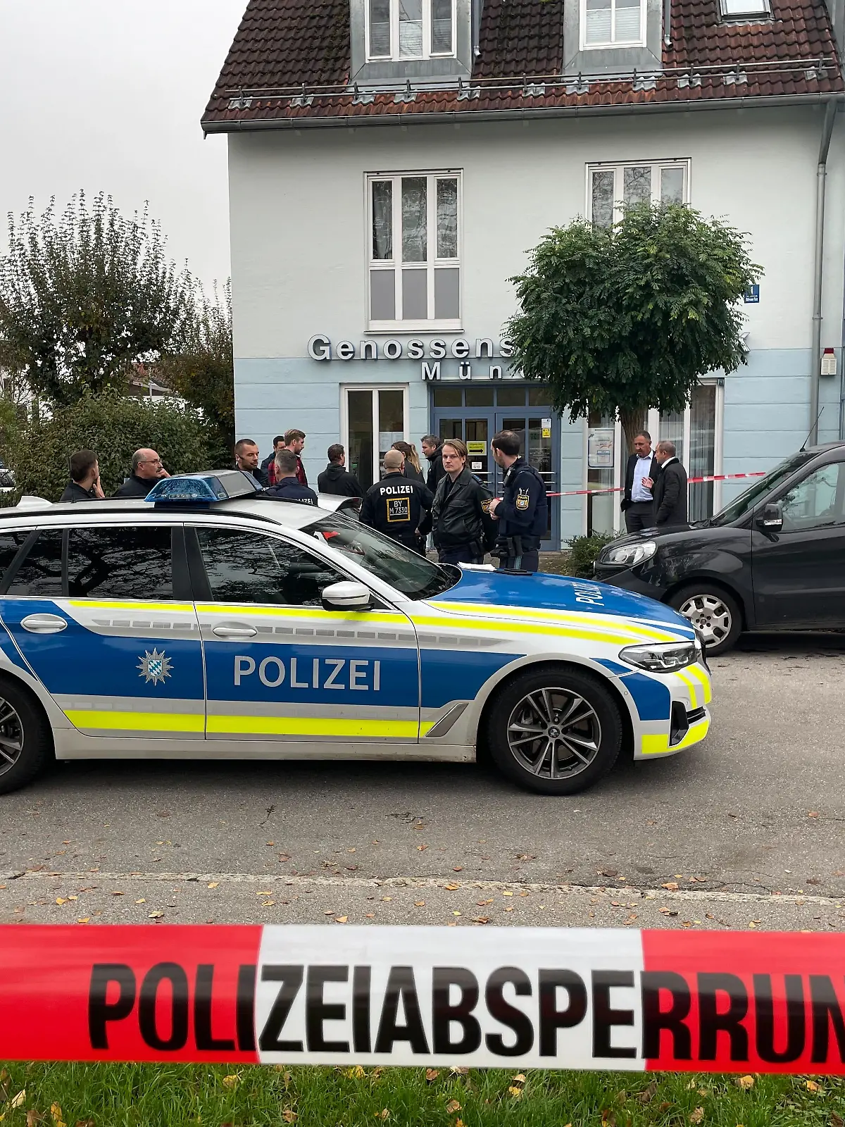 Es gab es einen Banküberfall in München-Obermenzing.