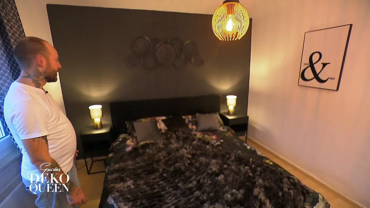 Für Nick das perfekte Schlafzimmer Schwarze Variante zum Motto