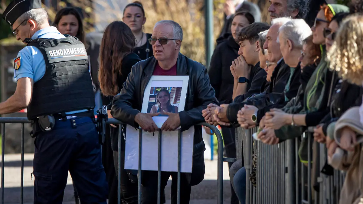 NEWS Linas death funeral at Saint Arnould Church in Plaine Bas Rhin 25 10 2024 ElyxandroCegarra Panoramic PUBLICATIONxNOTxINxFRAxBEL